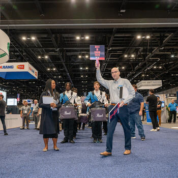 parade at GlassBuild
